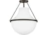 Hinkley Collins 1-Light Black Oxide Semi Flush Mount