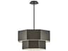 Hinkley Facet 7-Light Black Oxide Tiered Chandelier