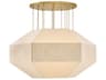 Hinkley Lyla 10-Light Lacquered Brass Geometric Chandelier