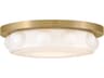 Hinkley Zoey Lacquered Brass Round Flush Mount