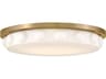 Hinkley Zoey Lacquered Brass Round Flush Mount