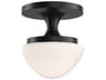 Hinkley Knox 1-Light Black Semi Flush Mount