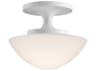 Hinkley Knox 1-Light Chalk White Semi Flush Mount