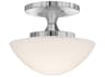 Hinkley Knox 1-Light Chrome Semi Flush Mount
