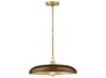 Hinkley Sadie 1-Light Lacquered Brass Heritage Bronze Round Pendant