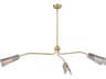 Hinkley Altman 3-Light Lacquered Brass Chandelier