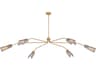 Hinkley Altman 6-Light Lacquered Brass Chandelier