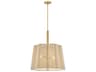 Hinkley Sasha 4-Light Lacquered Brass Drum Pendant