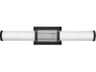 Hinkley Zevi Black Chrome Glass LED Vanity Light