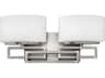 Hinkley Lanza 2-Light Antique Nickel Vanity Light