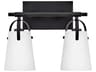 Hinkley Foster 2-Light Black Vanity Light