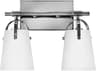 Hinkley Foster 2-Light Chrome Vanity Light