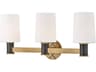 Hinkley Declan 3-Light Heritage Brass Black Oxide Vanity Light