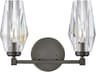 Hinkley Ana 2-Light Black Oxide Crystal Vanity Light