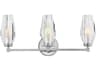 Hinkley Ana 3-Light Polished Nickel Vanity Light