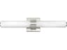 Hinkley Aiden Polished Nickel Glass LED Vanity Light