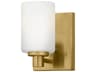 Hinkley Karlie 1-Light Lacquered Brass Wall Sconce