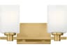 Hinkley Karlie 2-Light Lacquered Brass Vanity Light