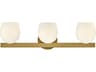 Hinkley Mae 3-Light Lacquered Brass Vanity Light
