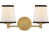 Hinkley Sonia 2-Light Lacquered Brass Vanity Light
