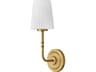Hinkley Mckenna McKenna 1-Light Lacquered Brass Wall Sconce