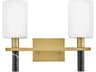 Hinkley Turin 2-Light Lacquered Brass Vanity Light