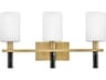 Hinkley Turin 3-Light Lacquered Brass Vanity Light