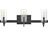 Hinkley Ryden 3-Light Black Glass LED Vanity Light