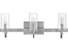 Hinkley Ryden 3-Light Brushed Nickel Glass LED Vanity Light