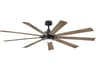 Hinkley Turbine 80" LED Ceiling Fan with Driftwood Baldes