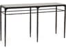Interlude Home Channing Rectangular Marble Gilded Dark Bronze Emperador Grey Console Table