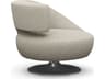 Interlude Home Isabella Swivel Beige Accent Chair