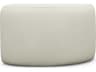Interlude Home Carlisle Pure Cream Upholstered Ottoman