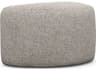 Interlude Home Carlisle Rock Gray Upholstered Ottoman