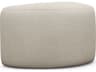 Interlude Home Carlisle Bluff Beige Upholstered Ottoman
