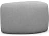 Interlude Home Carlisle Pure Grey Upholstered Ottoman