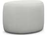 Interlude Home Carlisle Fresco Cream Upholstered Ottoman