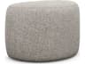 Interlude Home Carlisle Rock Gray Upholstered Ottoman