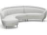 Interlude Home Capri Gray Upholstered Sectional Sofa