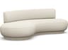 Interlude Home Nuage Pearl Cream Upholstered Sofa
