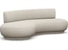 Interlude Home Nuage Bluff Beige Upholstered Sofa