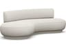 Interlude Home Nuage Cameo Cream Upholstered Sofa