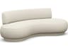 Interlude Home Nuage Pearl White Upholstered Sofa