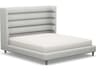 Interlude Home Ornette Gray Hardwood Upholstered King Platform Bed