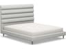 Interlude Home Channel Gray Upholstered California King Platform Bed