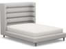 Interlude Home Ornette Gray Hardwood Upholstered Queen Platform Bed
