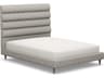 Interlude Home Channel Gray Solid Wood Upholstered Queen Platform Bed