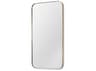 Interlude Home Aalina Brushed Brass Plain Mirror Floor Rectangular