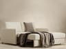 Innovation Neah Sofa Bed with Slim Arm Rests Queen in Halifax Shell