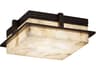 Justice Design Group Alabaster Rocks Avalon Outdoor Ceiling Light